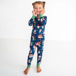 New Little Sleepies Forest Gnomes Bamboo Pajama Set Size 2T